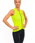 HOLOKOLO maillot sin mangas y pantalón corto - PURE LADY - negro/amarillo