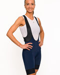 HOLOKOLO pantalones cortos de tirantes - ELITE - azul/negro