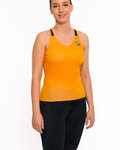 HOLOKOLO top y pantalones cortos - ENERGY LADY - naranja/negro
