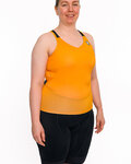 HOLOKOLO top y pantalones cortos - ENERGY LADY - naranja/negro