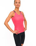 HOLOKOLO maillot sin mangas - ENERGY LADY - negro/rosa