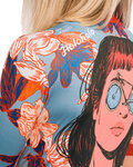 HOLOKOLO jersey de manga corta - BLOOM ELITE LADY - marrón/multicolor