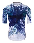 HOLOKOLO maillot corto y pantalón corto - TRACES ELITE - azul/negro/blanco