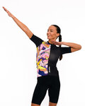 HOLOKOLO jersey de manga corta - ESCAPE ELITE LADY - negro/multicolor