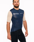 HOLOKOLO jersey de manga corta - VIBES - azul/marfil