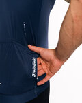 HOLOKOLO jersey de manga corta - VIBES - azul/marfil