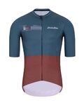 HOLOKOLO jersey de manga corta - VIBES - gris/rojo