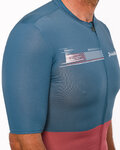 HOLOKOLO jersey de manga corta - VIBES - gris/rojo