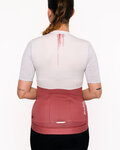 HOLOKOLO jersey de manga corta - VIBES LADY - rojo/blanco