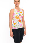 HOLOKOLO maillot sin mangas - FLORAL ELITE LADY - blanco/multicolor