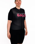 HOLOKOLO jersey de manga corta - SUPPORT ELITE LADY - rosa/blanco/negro