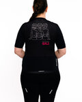 HOLOKOLO jersey de manga corta - SUPPORT ELITE LADY - rosa/blanco/negro