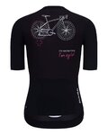 HOLOKOLO jersey de manga corta - CYCLIST ELITE LADY - rosa/negro/blanco