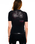 HOLOKOLO jersey de manga corta - CYCLIST ELITE LADY - rosa/negro/blanco