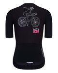 HOLOKOLO jersey de manga corta - ICON ELITE LADY - negro/blanco/rosa