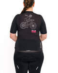 HOLOKOLO jersey de manga corta - ICON ELITE LADY - negro/blanco/rosa