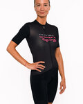 HOLOKOLO jersey de manga corta - FUTURE ELITE LADY - blanco/negro/rosa