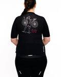 HOLOKOLO jersey de manga corta - FUTURE ELITE LADY - blanco/negro/rosa