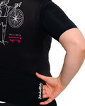 HOLOKOLO jersey de manga corta - FUTURE ELITE LADY - blanco/negro/rosa