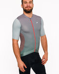 HOLOKOLO jersey de manga corta - INFINITY - rojo/gris