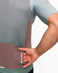 HOLOKOLO jersey de manga corta - INFINITY - rojo/gris