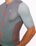 HOLOKOLO jersey de manga corta - INFINITY - rojo/gris