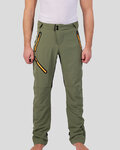 HOLOKOLO pantalones largos sin tirantes - TRAILBLAZE LONG - negro/verde