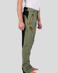 HOLOKOLO pantalones largos sin tirantes - TRAILBLAZE LONG - negro/verde