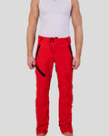 HOLOKOLO pantalones largos sin tirantes - TRAILBLAZE LONG - negro/rojo