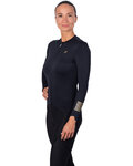 HOLOKOLO maillot de verano de manga larga - VICTORIOUS GOLD ELITE LADY - negro