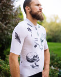 HOLOKOLO jersey de manga corta - TATTOO ELITE - negro/marfil
