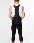 HOLOKOLO pantalones cortos de tirantes - ELITE 3/4 - negro