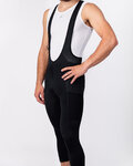 HOLOKOLO pantalones cortos de tirantes - ELITE 3/4 - negro