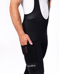 HOLOKOLO pantalones cortos de tirantes - ELITE 3/4 - negro