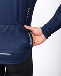 HOLOKOLO maillot de invierno de manga larga - VIBES WINTER - azul