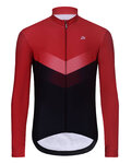HOLOKOLO maillot de invierno de manga larga - ARROW WINTER - rojo/negro