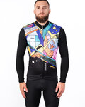 HOLOKOLO maillot de invierno de manga larga - FANTASY WINTER - negro/multicolor