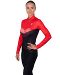 HOLOKOLO maillot de invierno de manga larga - ARROW LADY WINTER - rojo/negro