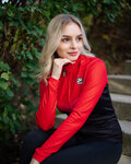 HOLOKOLO maillot de invierno de manga larga - ARROW LADY WINTER - rojo/negro