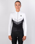HOLOKOLO maillot de invierno de manga larga - ARROW LADY WINTER - blanco/negro