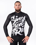 HOLOKOLO maillot de invierno de manga larga - STREETBEAT WINTER - blanco/negro