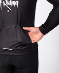 HOLOKOLO maillot de invierno de manga larga - STREETBEAT WINTER - blanco/negro