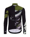 HOLOKOLO maillot de invierno de manga larga - CAMOUFLAGE WINTER - verde/negro