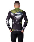 HOLOKOLO maillot de invierno de manga larga - CAMOUFLAGE WINTER - verde/negro