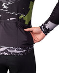 HOLOKOLO maillot de invierno de manga larga - CAMOUFLAGE WINTER - verde/negro
