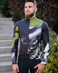 HOLOKOLO maillot de invierno de manga larga - CAMOUFLAGE WINTER - verde/negro