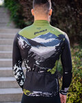 HOLOKOLO maillot de invierno de manga larga - CAMOUFLAGE WINTER - verde/negro