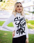 HOLOKOLO maillot de invierno de manga larga - STREETBEAT LADY WNT - blanco/negro