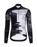 HOLOKOLO maillot de invierno de manga larga - VENTURE LADY WINTER - blanco/negro