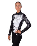HOLOKOLO maillot de invierno de manga larga - VENTURE LADY WINTER - blanco/negro